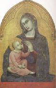 Barnaba Da Modena Virgin and Child (mk05) oil painting on canvas